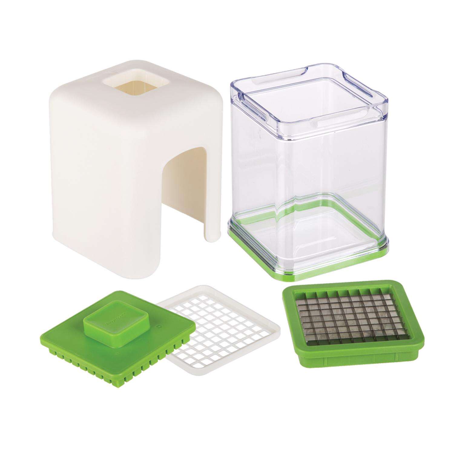 Progressive Prepworks Green/White Plastic Food Chopper