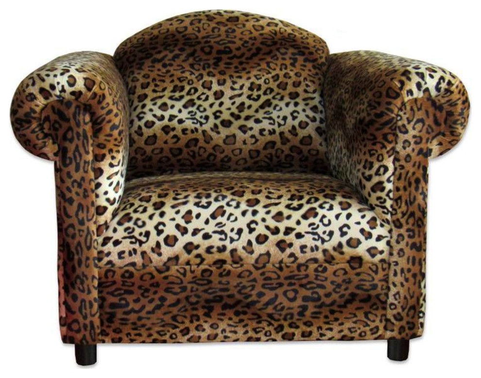 Leopard Arm Chair  Leopard Print Chair   Contemporary   Armchairs And Accent Chairs   by Wicked Elements  Houzz