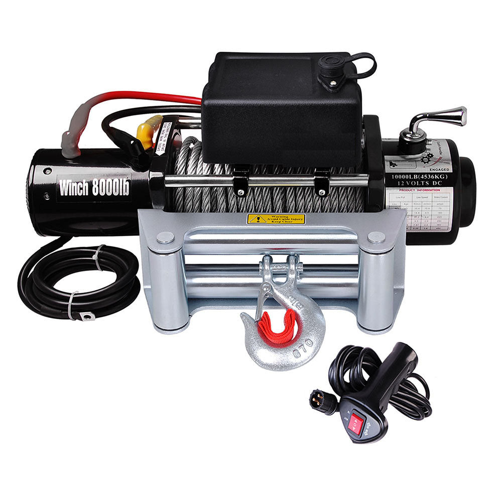 Yescom Electric Winch Recovery Remote Control 8000 12v