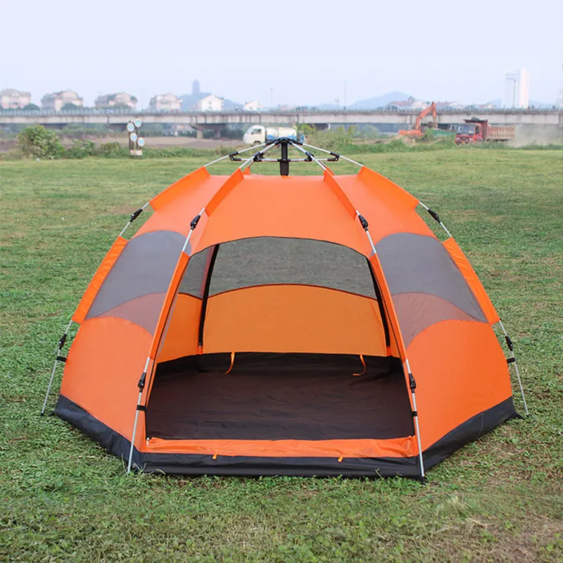 Reasonable Price 5 Persons Travel Screened Porch Camping Tent Outdoors Bug Free Hiking Tent