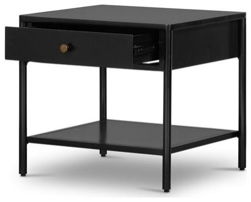 Batia End Table Black  Weathered Bronze   Modern   Side Tables And End Tables   by Virgil Stanis Design  Houzz