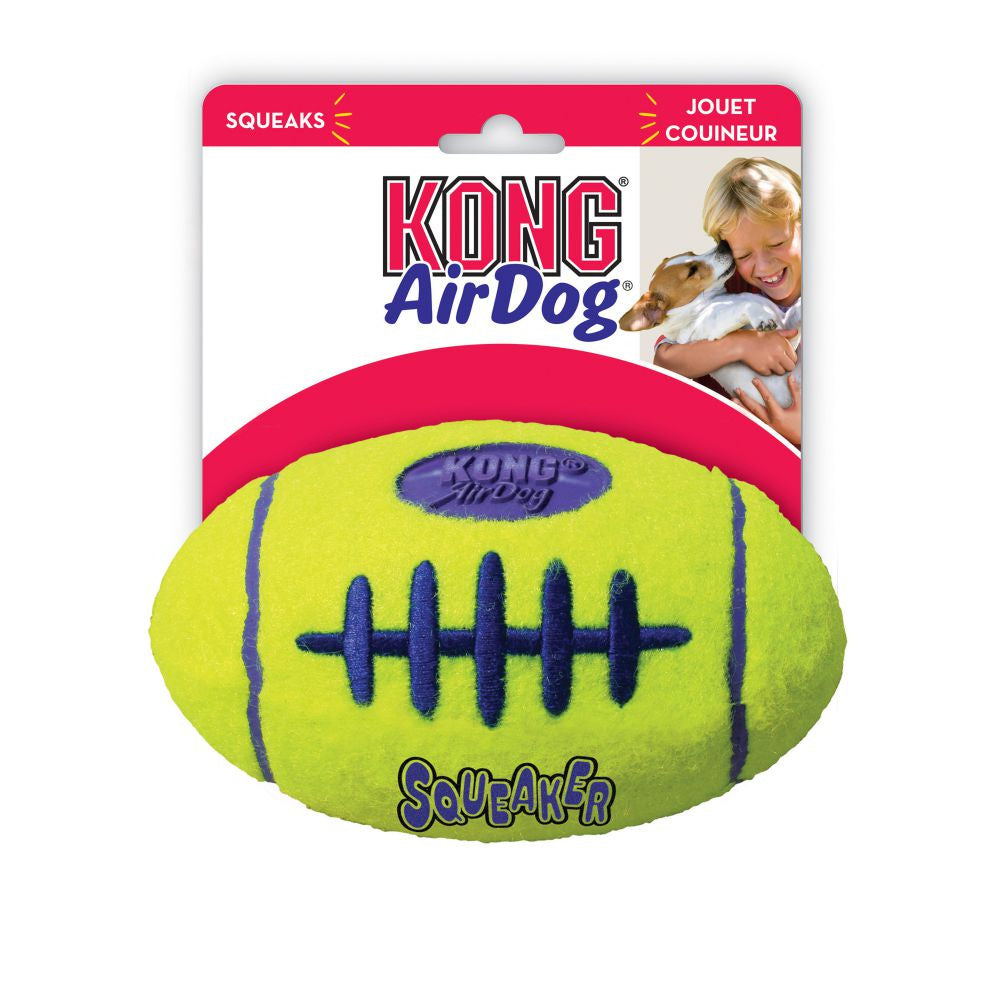 KONG AirDog Squeaker Football Dog Toy andndash; Pet Empire and Supplies