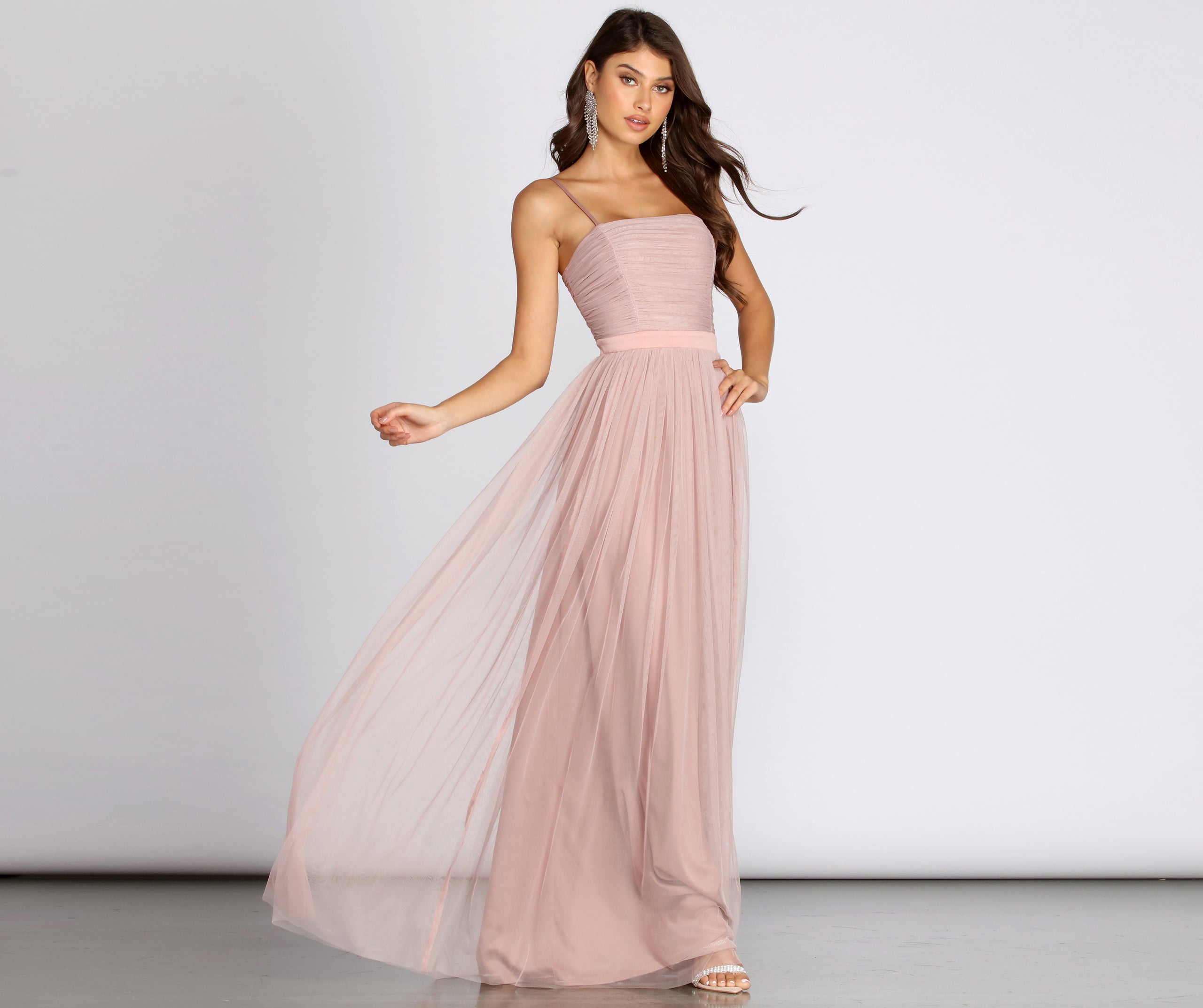 Sharlene Tulle A-line Gown