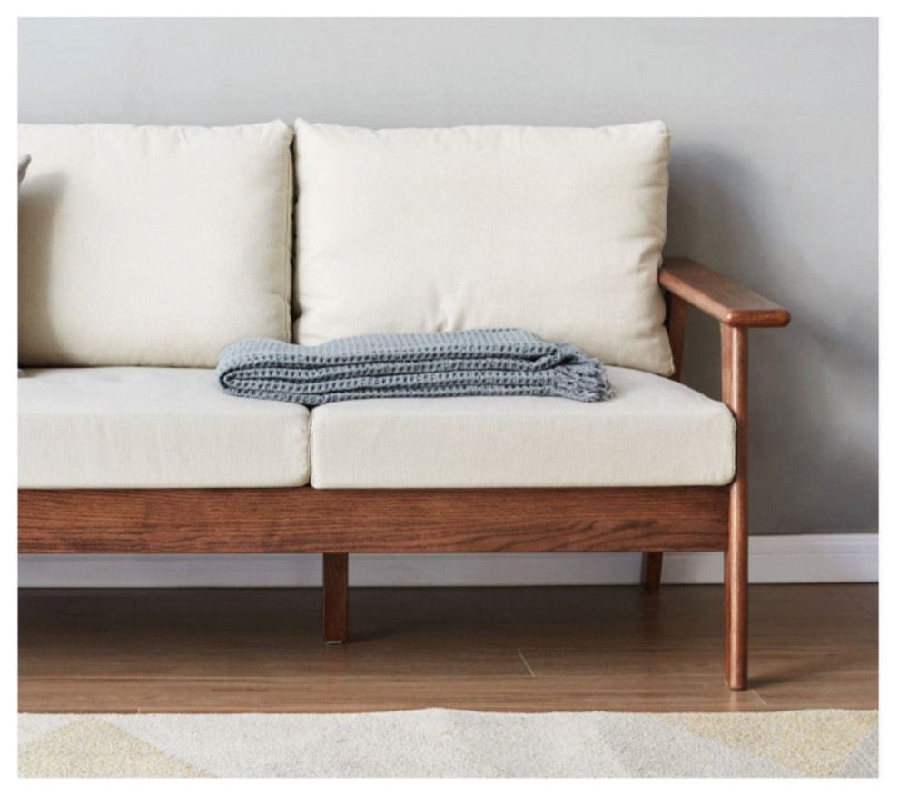 Oak solid wood fabric Sofa cushion 6 colors available   Contemporary   Sofas   by GVAwood  Houzz