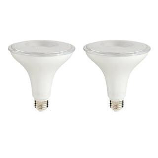 EcoSmart 150-Watt Equivalent PAR38 Spot Light Energy Star Dimmable CEC LED Light Bulb Daylight (2-Pack) FG-04302