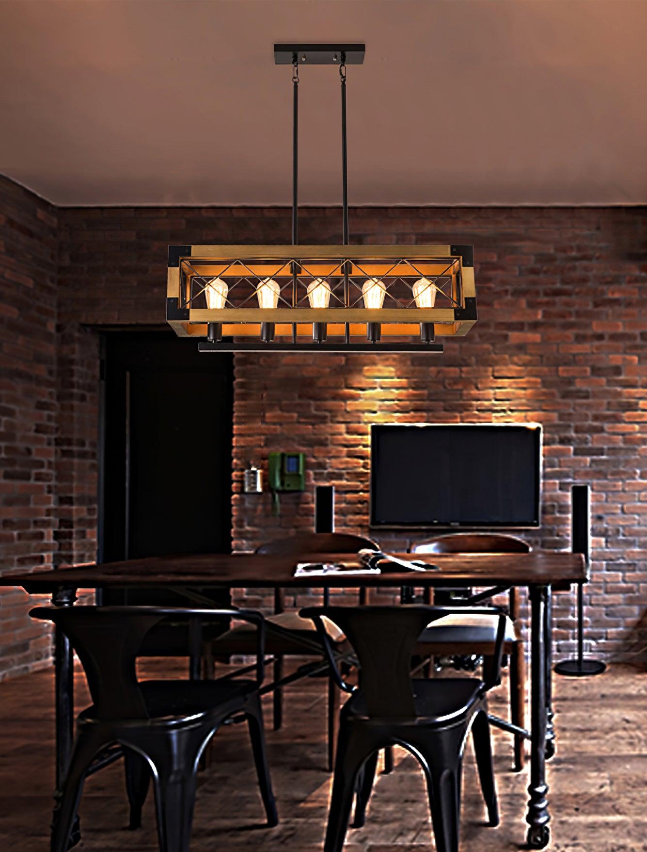 Kitchen Island Rectangle Chandelier