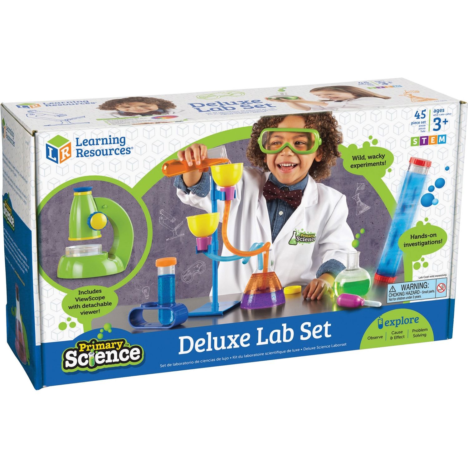 Age3+ Primary Science Deluxe Lab Set by Learning Resources LRNLER0826