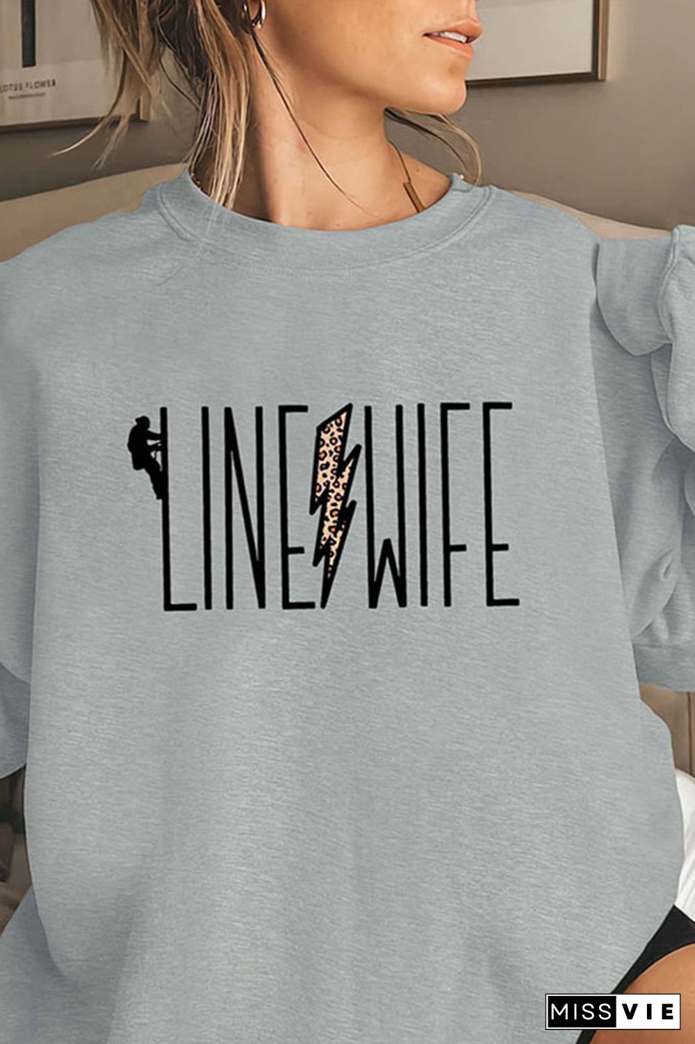 Line Wife Classic Crew Sweatshirt Wholesale