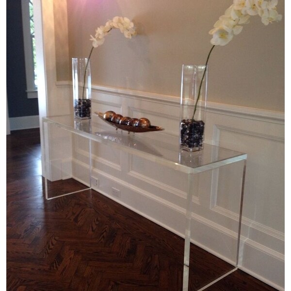 Acrylic Small Console Table