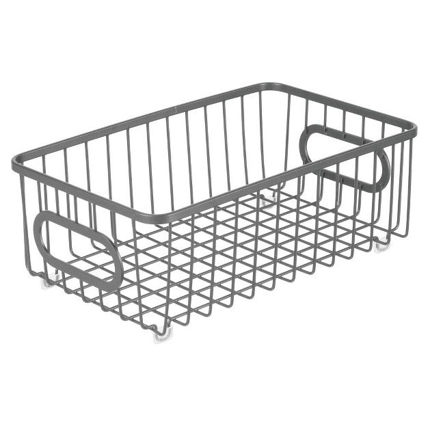 Mdesign Metal Bathroom Storage Organizer Basket 4 Pack