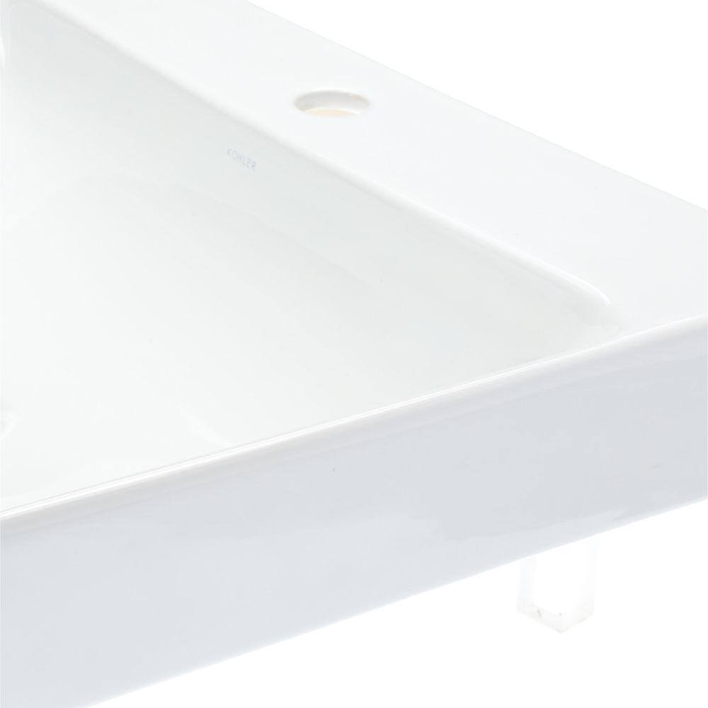 KOHLER Vox Vitreous China Vessel Sink in White with Overflow Drain K-2660-1-0