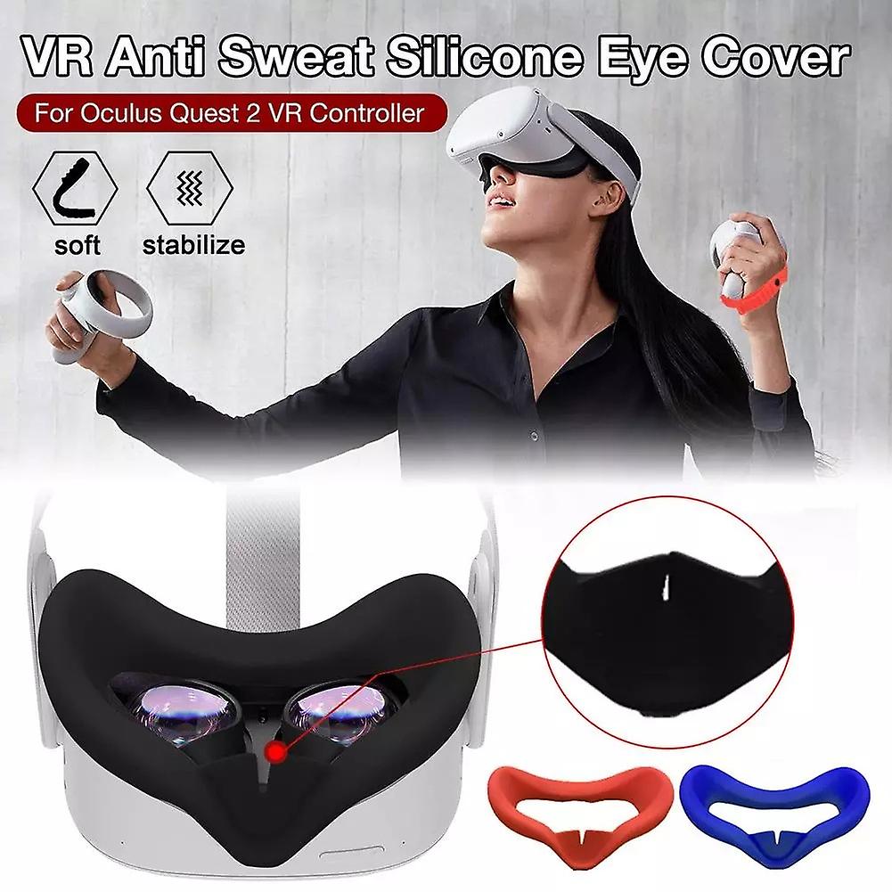 Oculus Quest 2vr Silicone Eye Mask Sweatproof Breathable Comfortable Replaceable Silicone Mask Protective Cover