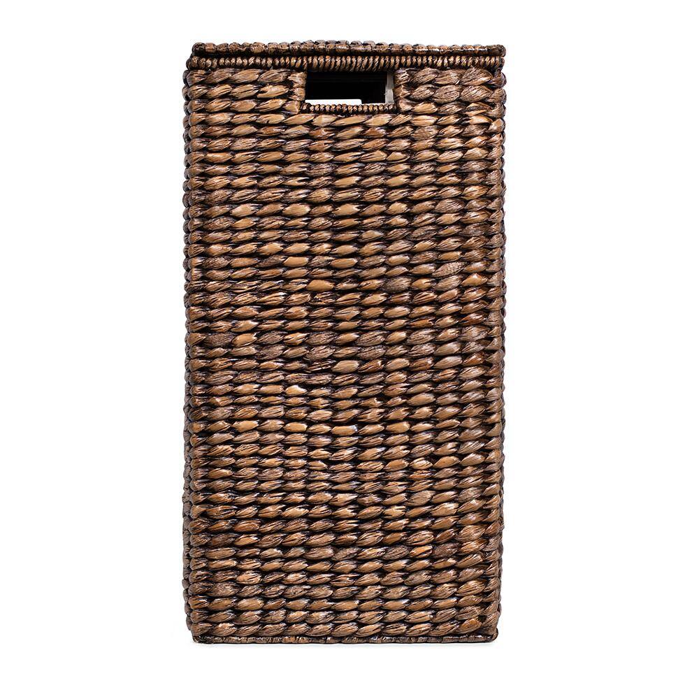 BirdRock Home Brown Oversized Divided Hamper with Liners and Lid - Brown Wash - 2 Liners 11524