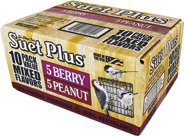 St. Albans Bay Suet Plus Berry and Peanut Suet Wild Bird Food