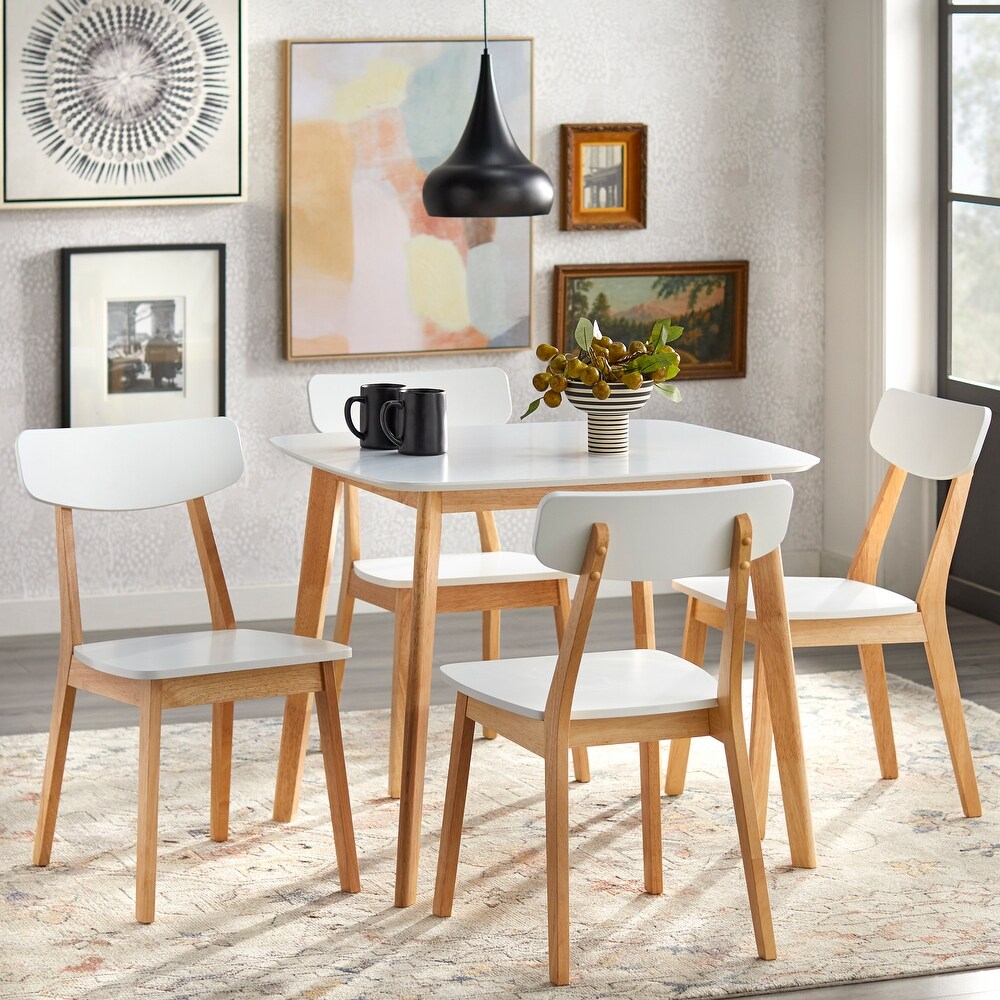 Simple Living Modern Dining Table   White