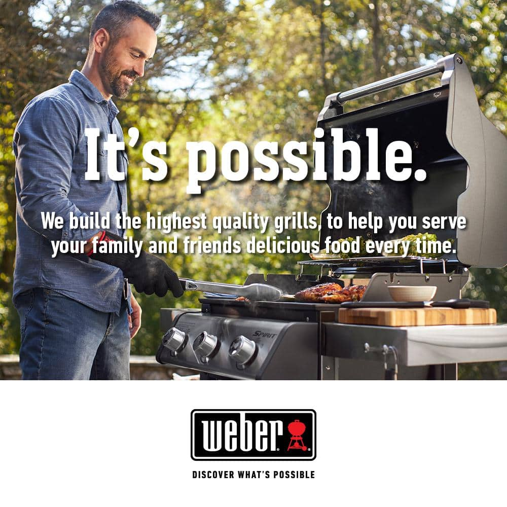 Weber Spirit E-315 3-Burner Propane Grill in Black 46512001