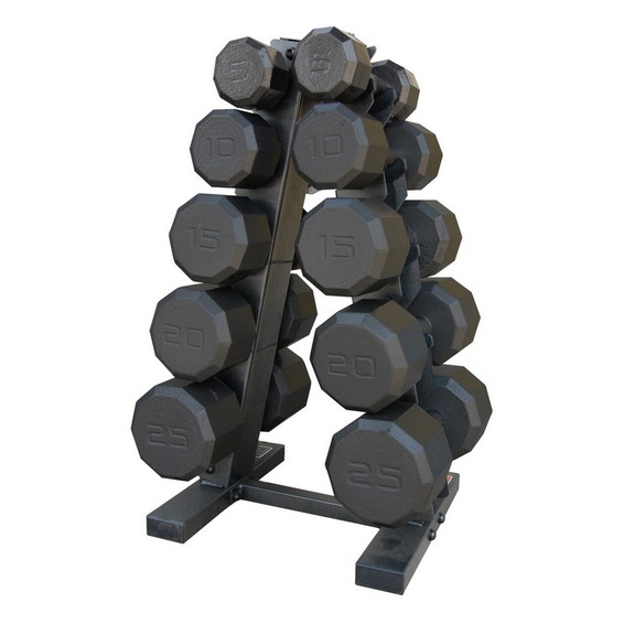 CAP SDBS 150 150 lb Dumbbell Set with Rack