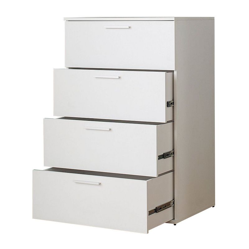 F.C Design Klair Living Farmhouse Four-Drawer Jumbo Chest