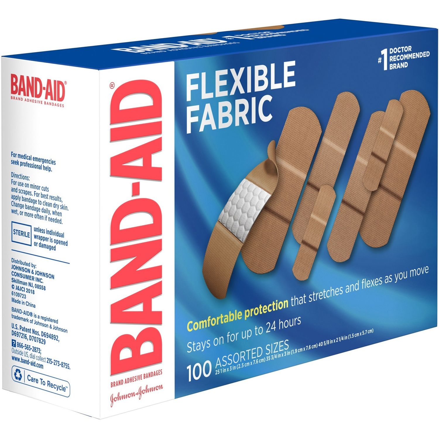 Flexible Fabric Adhesive Bandages by Johnson and Johnson Consumer Inc. JOJ115078