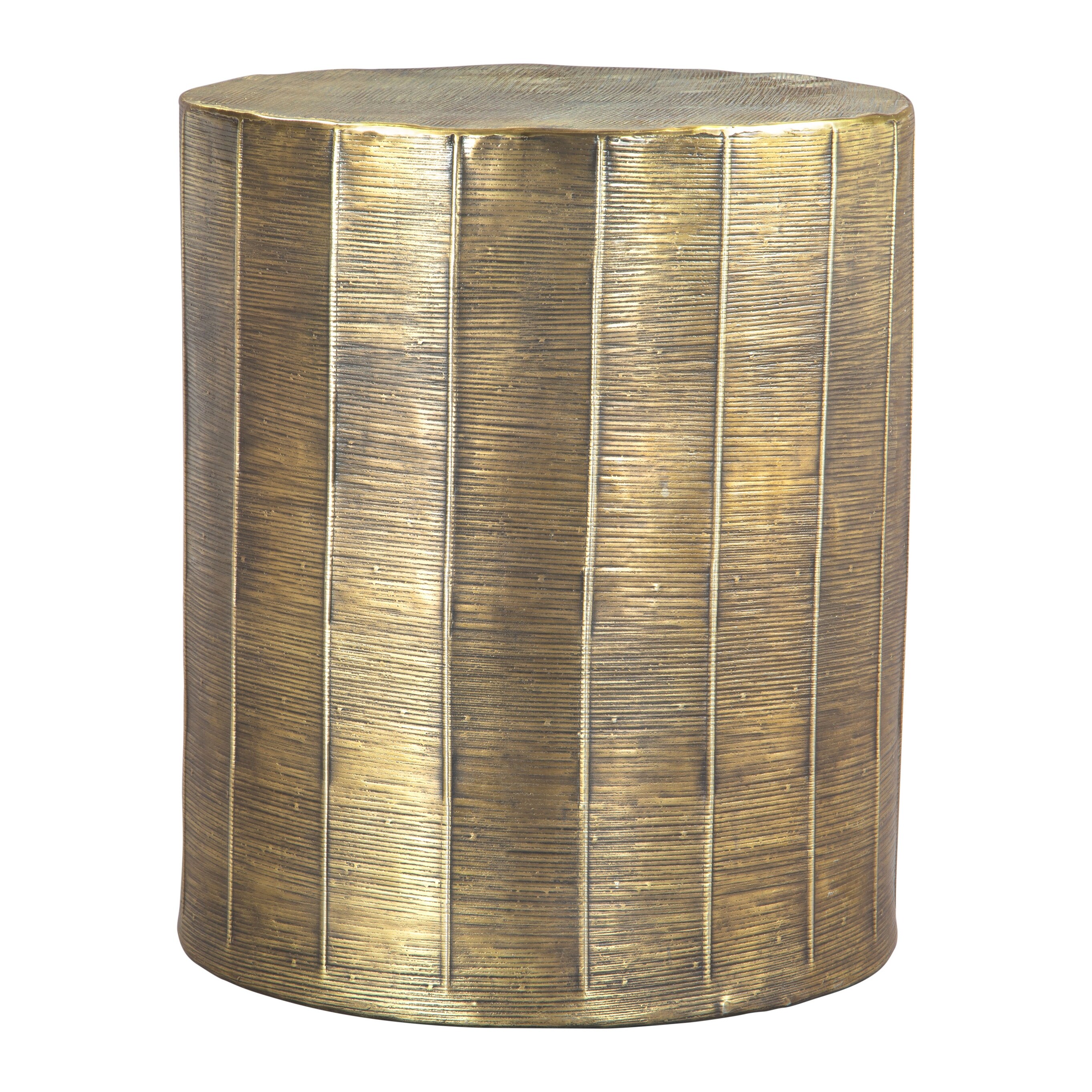 Chris Side Table Antique Brass - 17.9