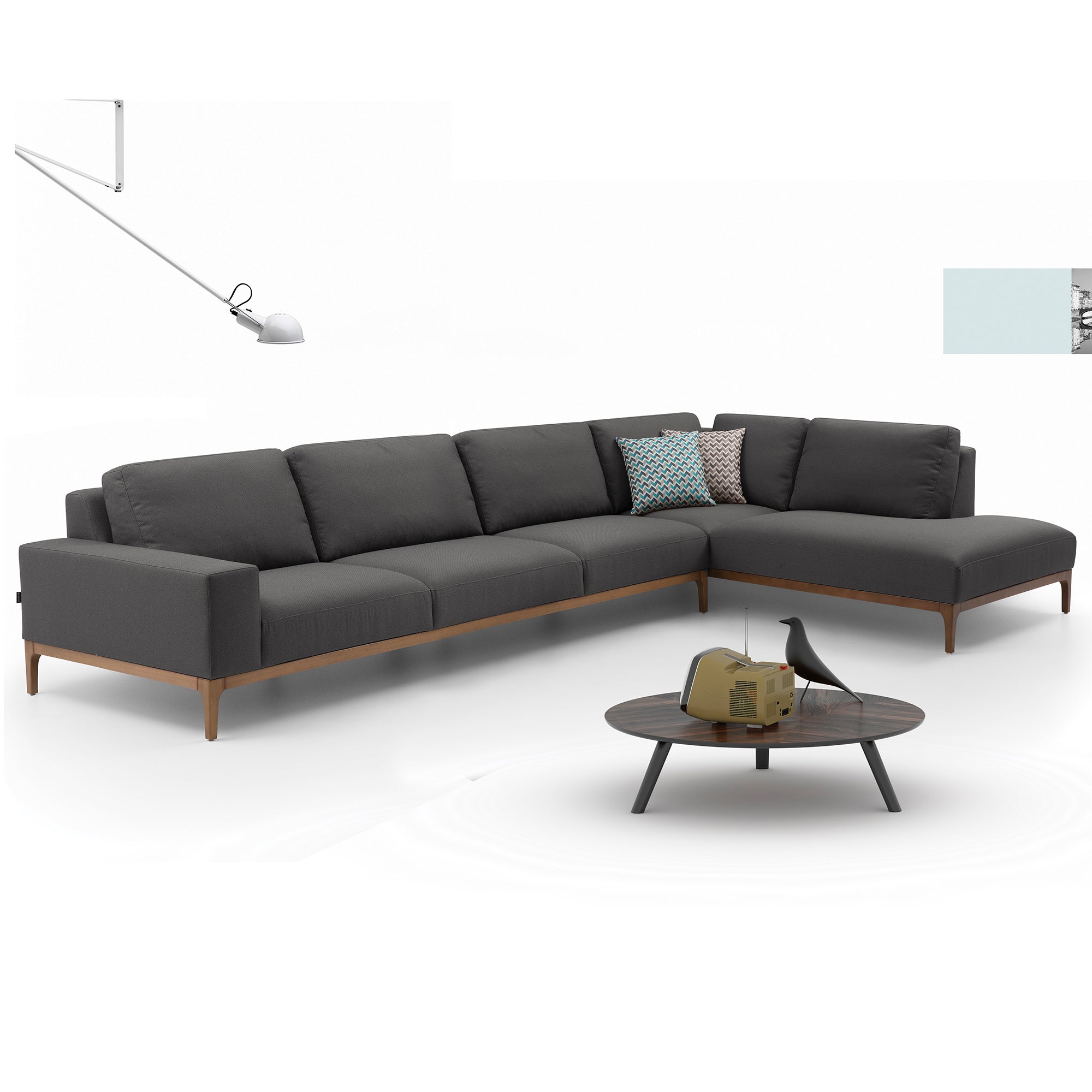 Secrete L Shape Sofa Sec009L