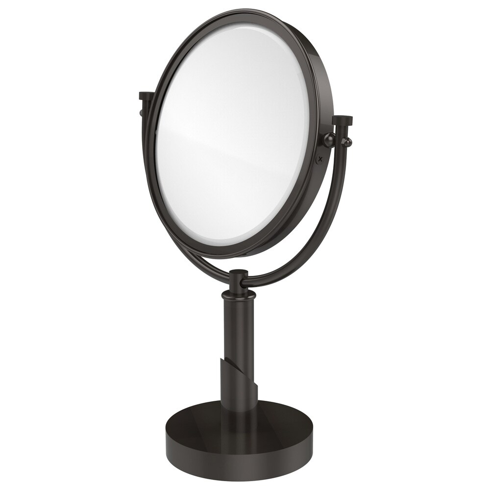 ied Brass Tribecca Collection 8 inch Vanity Top Make Up Mirror With 5X Magnification