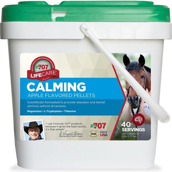 Formula 707 Calming Apple Flavor Pellets Horse Supplement