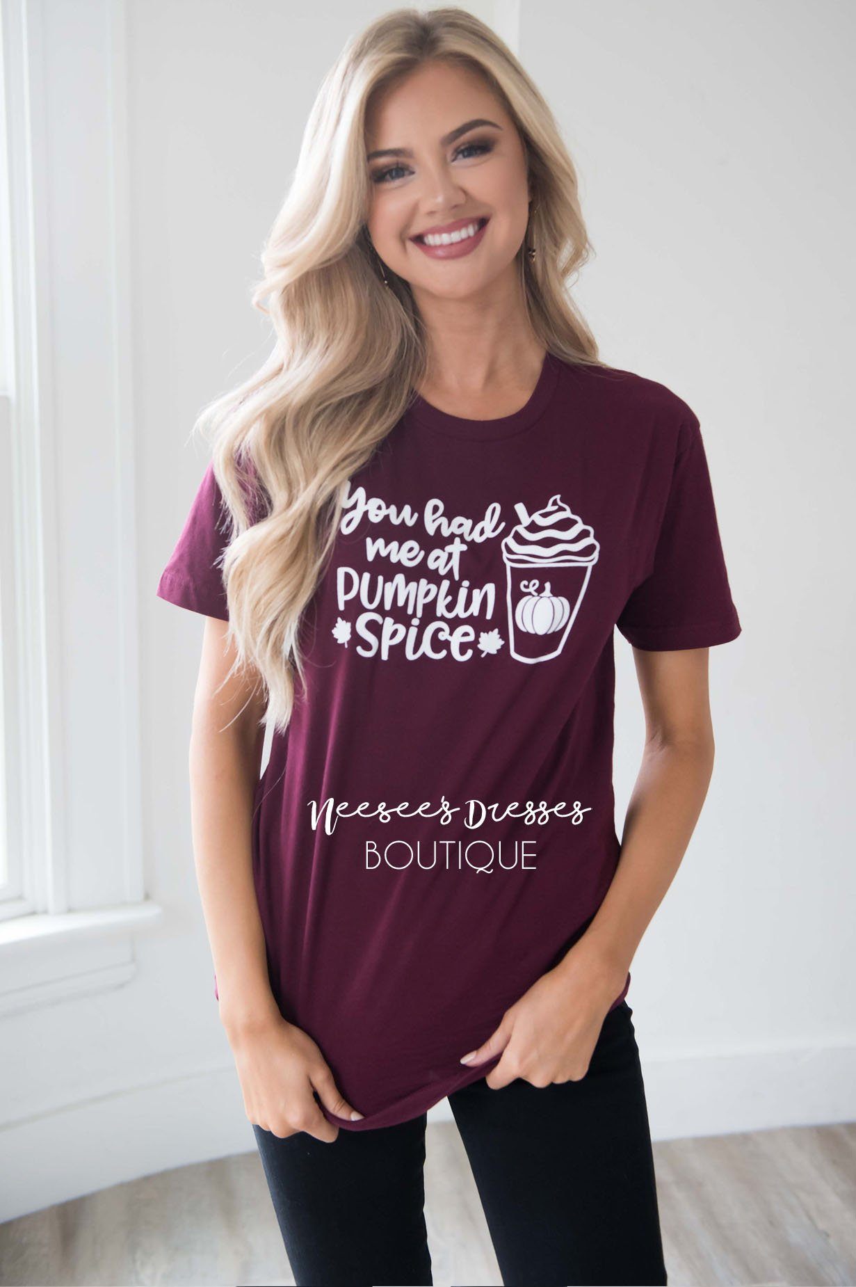 You Had Me At Pumpkin Spice Graphic Tee