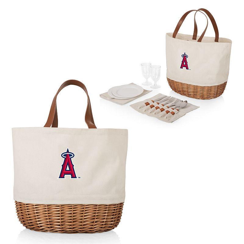 Picnic Time Los Angeles Angels of Anaheim Promenade Picnic Basket Set