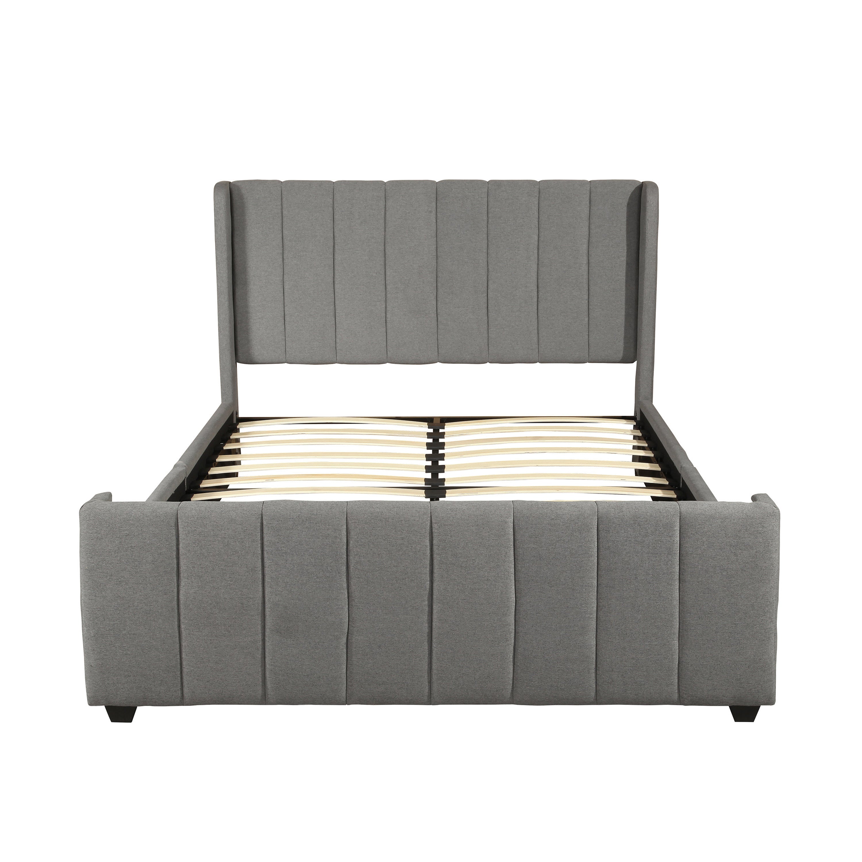 Riley Fully Upholstered Queen Size Bed Frame