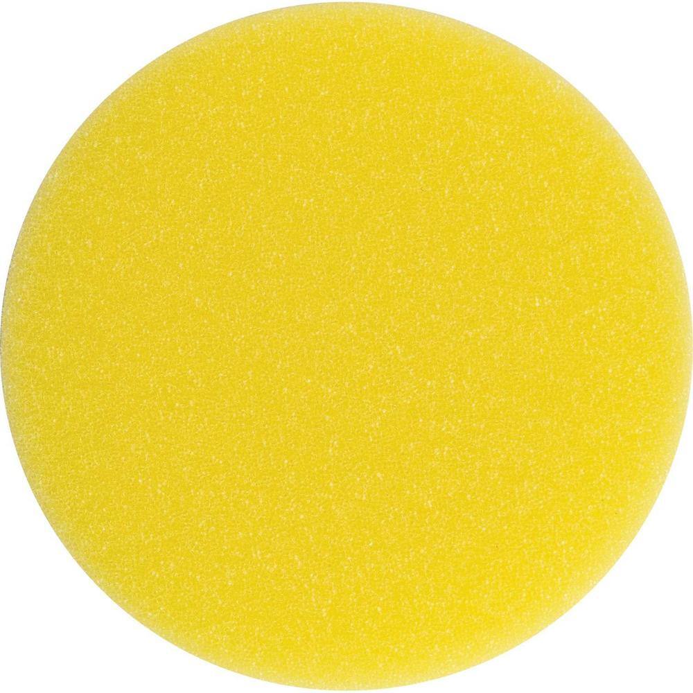 Makita 3 in. Hook and Loop Foam Polishing Pad Yellow 191N90-9