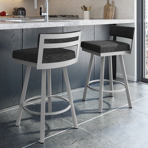 Amisco Travis Swivel Counter and Bar Stool