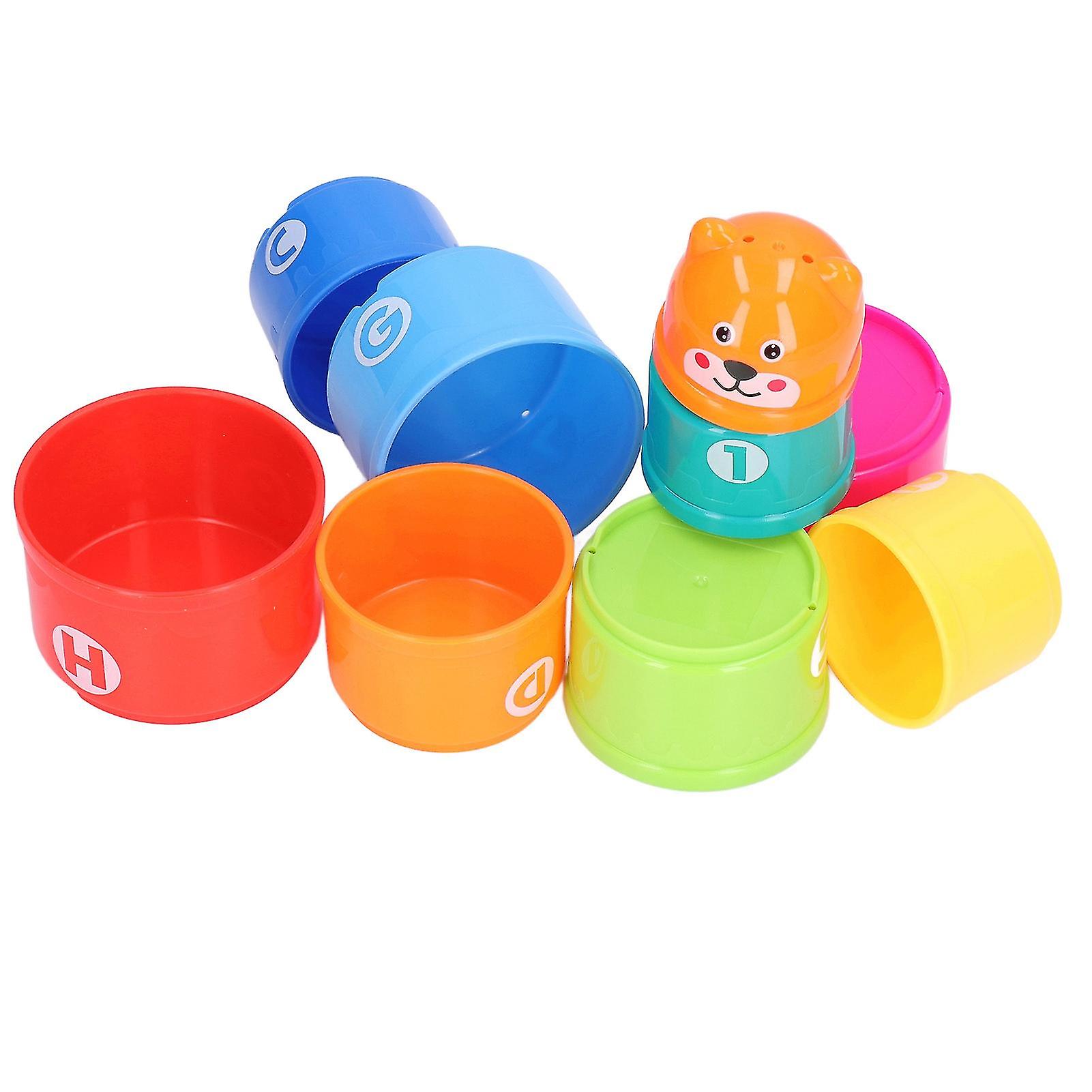 Stacking Cups Toy Set Nesting Cup Toy Hand Eye Coordination Educational Baby Building Toys