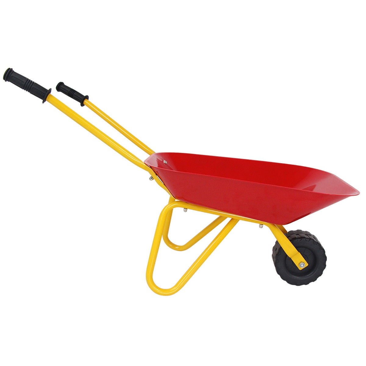 Kids Metal Wheelbarrow, Yard Rover Steel Tray