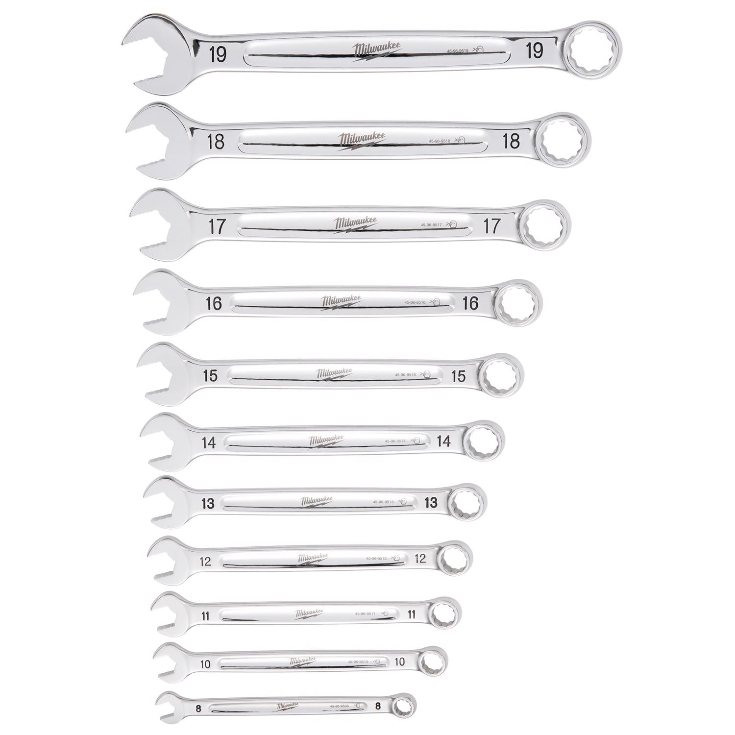 MW Metric Combination Wrench Set 11 pc