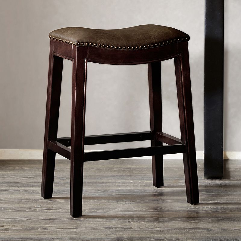 Madison Park Nomad 27 Saddle Counter Stool