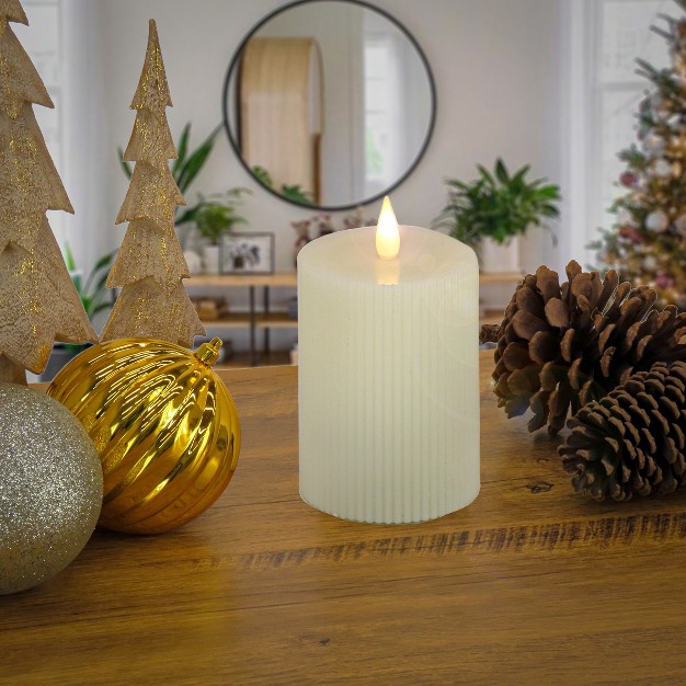 Led Real Motion Flameless Ivory Candle Warm White Light National Tree Company