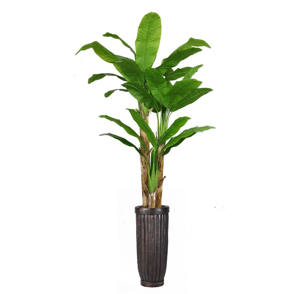 93 inch Tall Banana Tree with Real Touch Leaves in Planter   93\