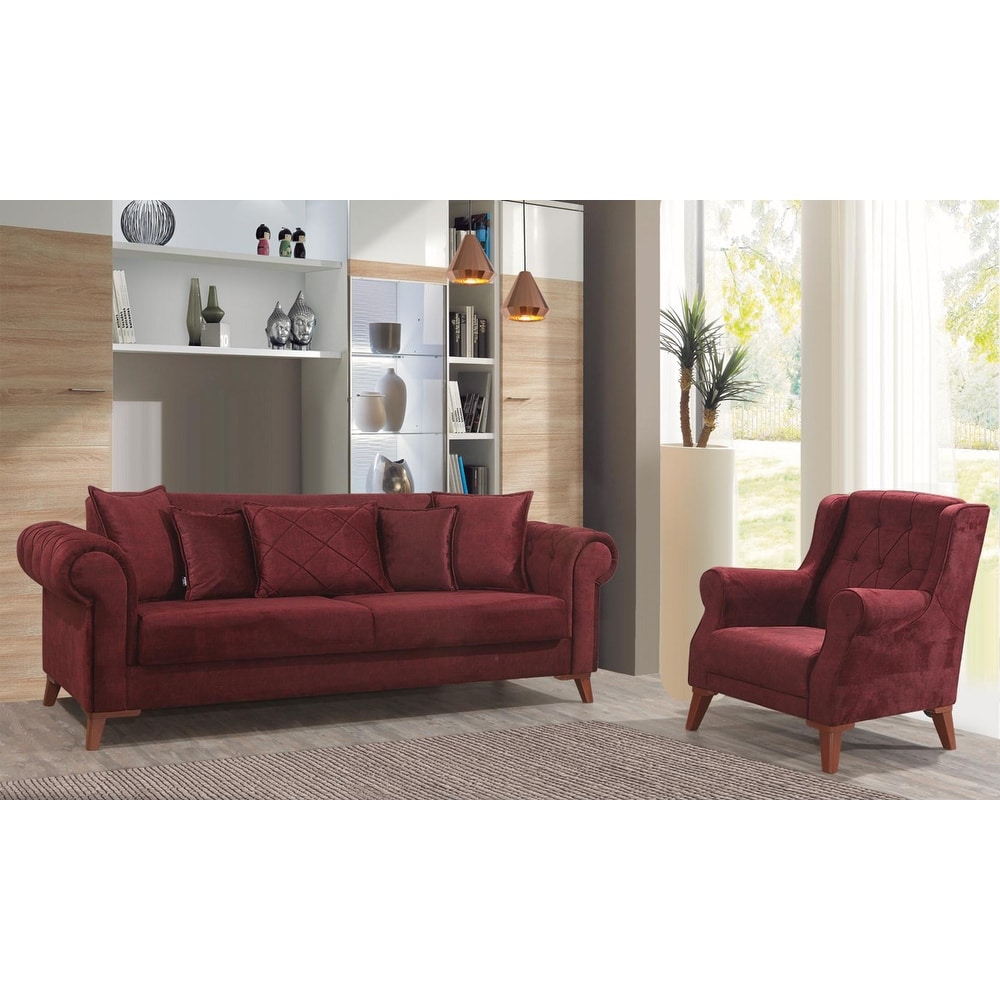 Dany 2 piece Living room Sofa and Arms chair set