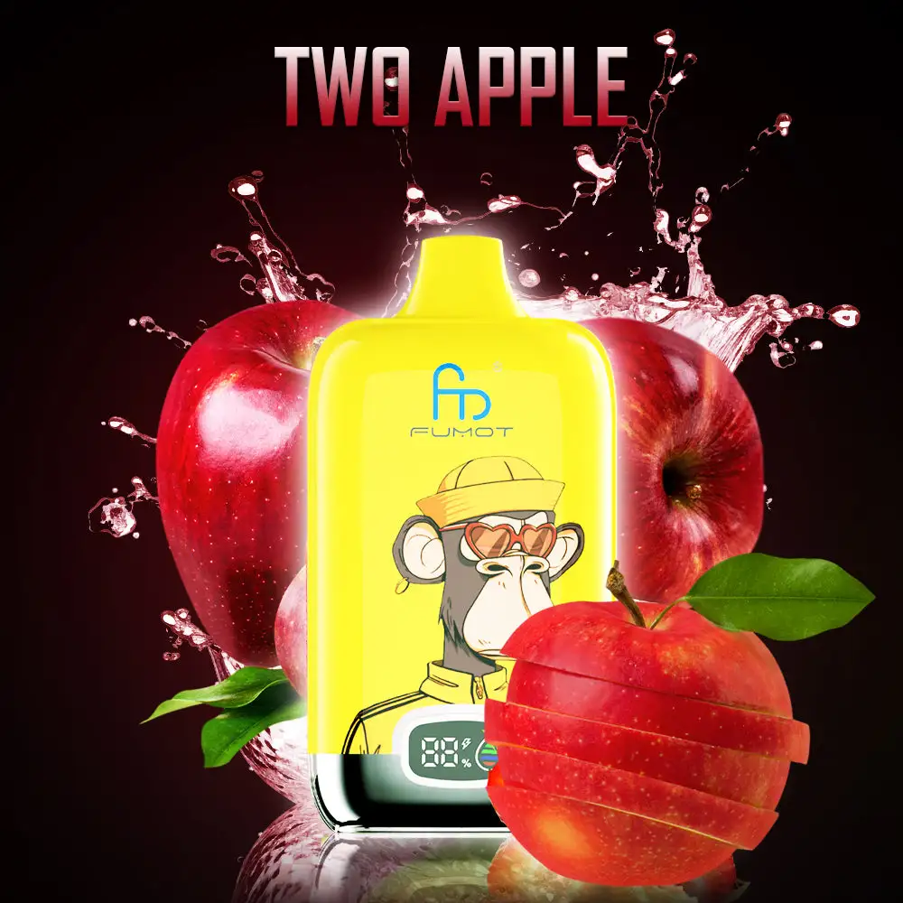 Fumot Tornado Digital Box 12000 Puffs - Two Apple