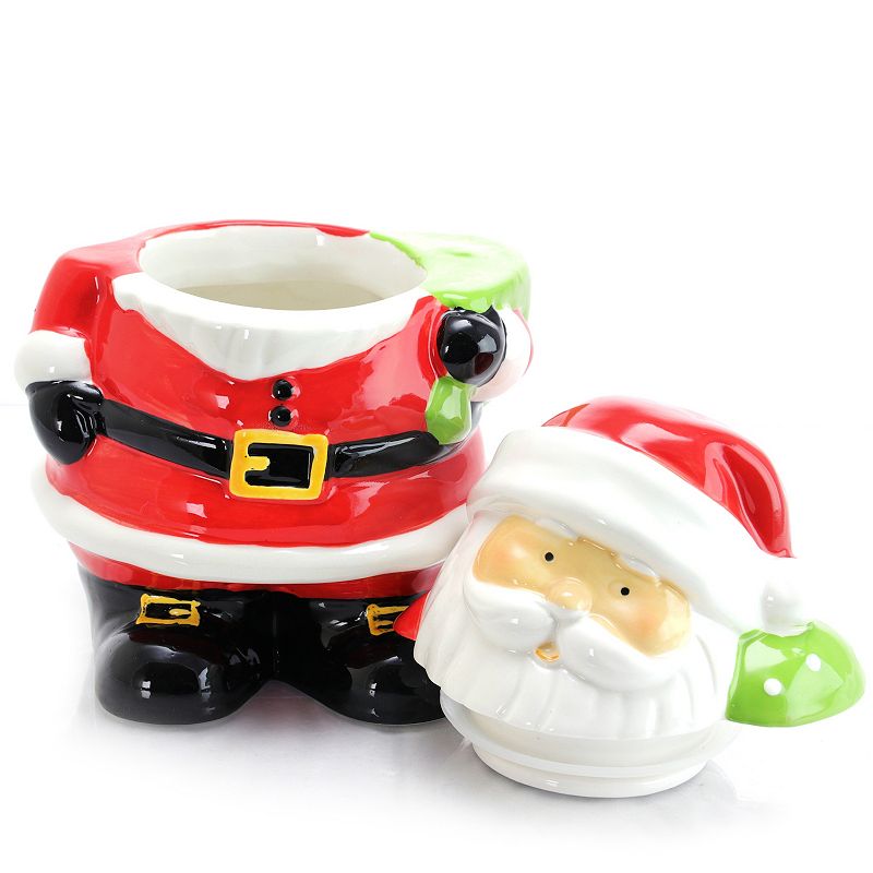 Jovial St. Nick 7.5 Inch Santa Holiday Cookie Jar