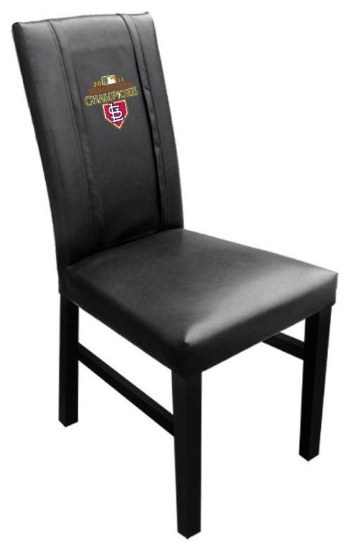 St. Louis Cardinals MLB Side Chair 2000 With 2011 World Champs Logo Panel   Contemporary   Dining Chairs   by DreamSeats LLC  Houzz