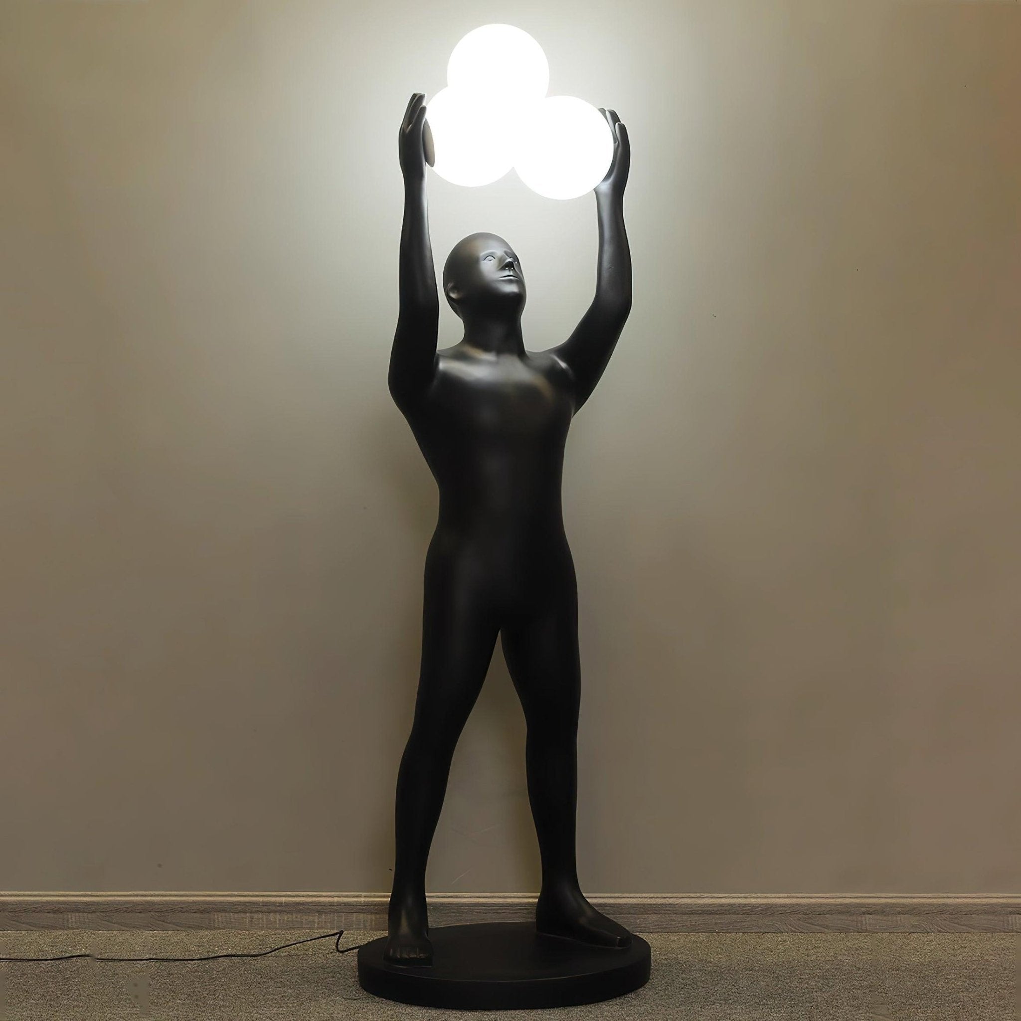 Enlightened Figure Sculptor Floor Lamp