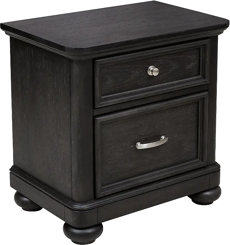 Parkview Black Nightstand