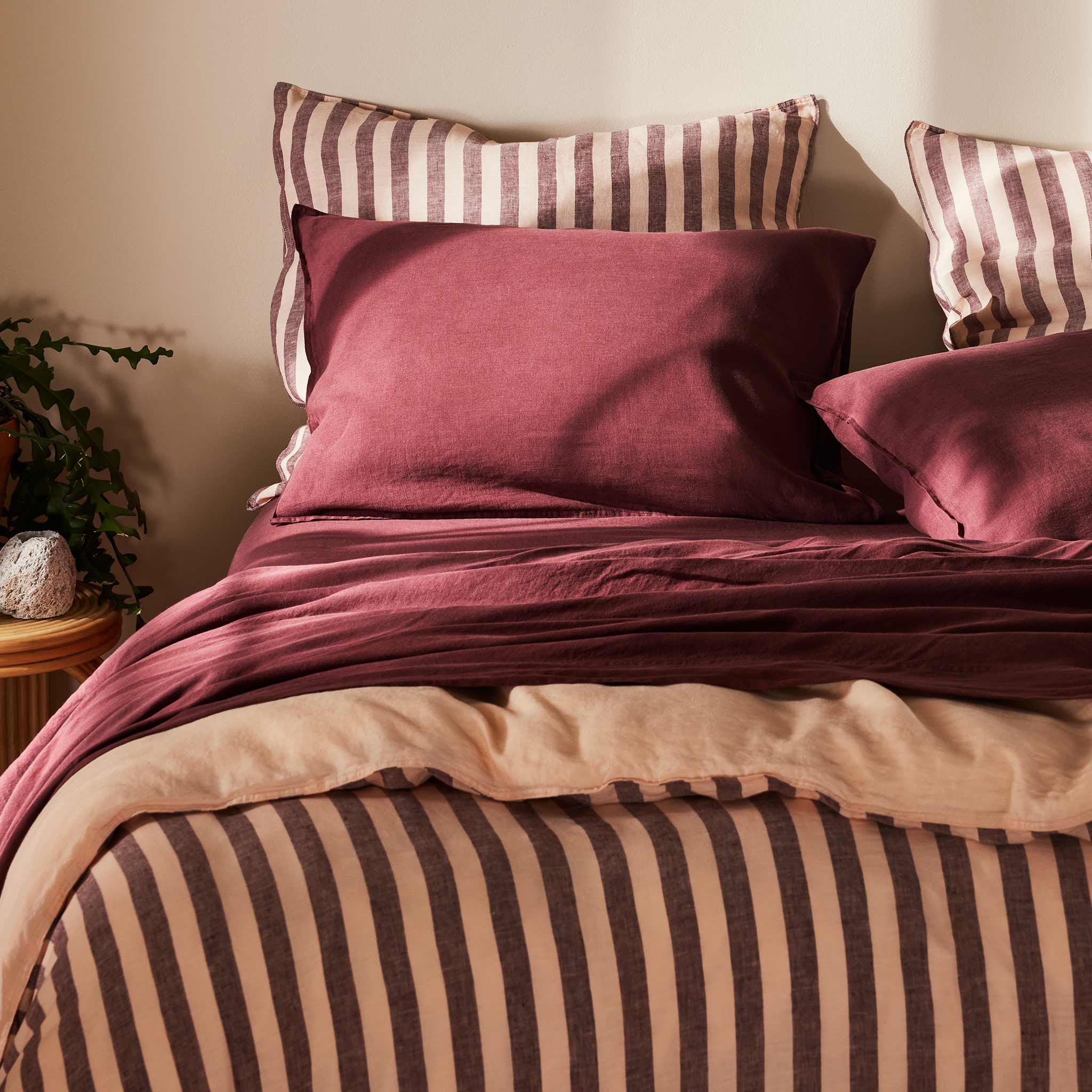 Washed Linen Duvet Set