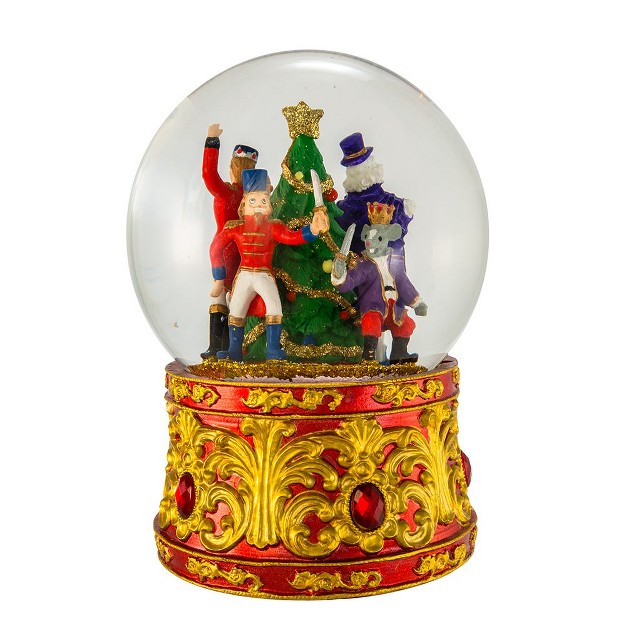 Kurt Adler 120mm Musical Lighted Nutcracker Waterglobe