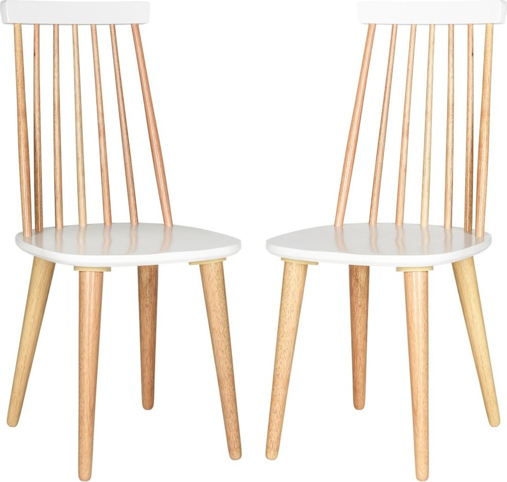 Safavieh Burris Spindle Side Chairs  Set of 2   Midcentury   Dining Chairs   by Safavieh  Houzz