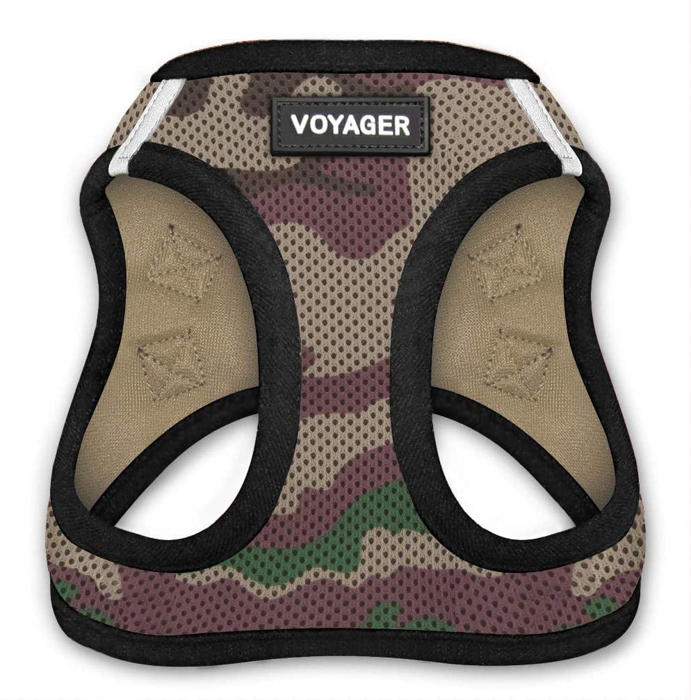 Voyager Step-in Air Vest Harness for Small and Medium Dogs - Harness (Army/Black Trim)， XX-Small