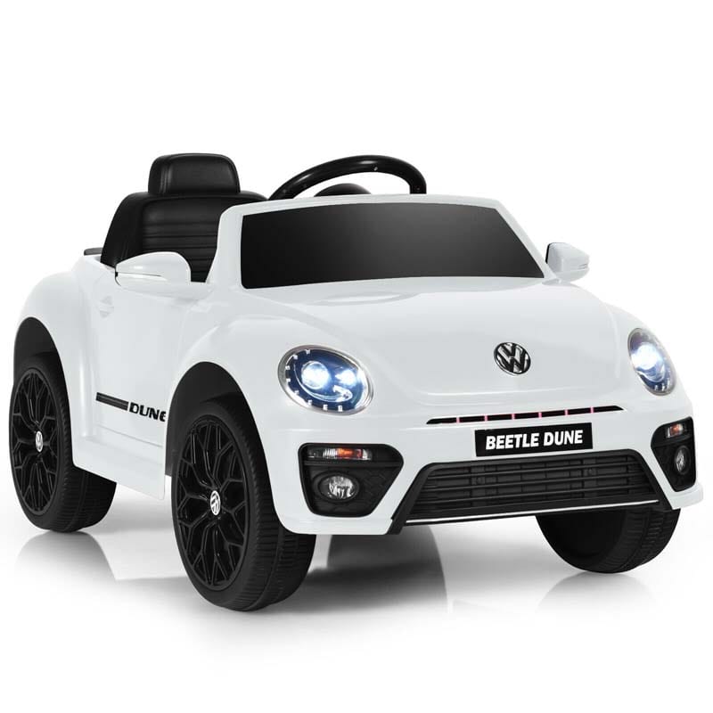 Licensed Volkswagen Beetle Ride-on Car 12V Battery Powered Vehicle Kids Riding Toy Car with Remote