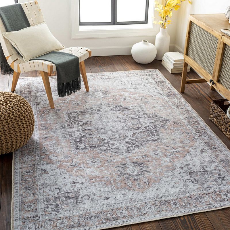 West Okoboji Traditional Washable Area Rug